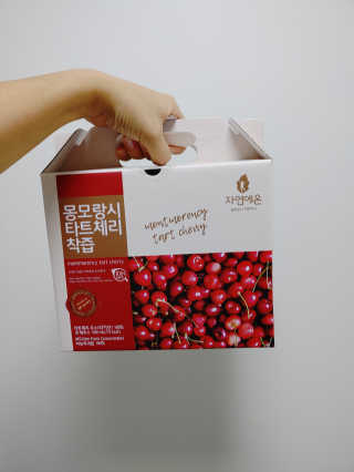 자연에온 몽모랑시 타트체리 착즙 100mL 10개입 2BOX — 5점을 준 리뷰어가 2020년 10월 올린 사용 사진