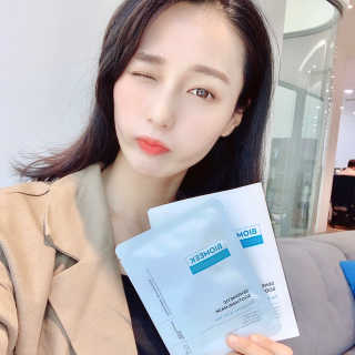 바이오믹 BIOMEEK SENSIMETIC SOOTHING MASK.S — 5점을 준 리뷰어가 2020년 7월 올린 사용 사진