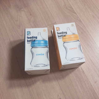 유비맘 신생아젖병 120ml 트리플팩_ 젖꼭지 포함 — 5점을 준 리뷰어가 2020년 8월 올린 사용 사진