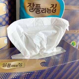 잘풀리는집 부드러운 모이스처 보습 미용 티슈 230매 — 5점을 준 리뷰어가 2020년 9월 올린 사용 사진