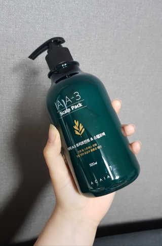 아카이아 이아 A3 헤어스캘프팩 500ml — 4.5점을 준 리뷰어가 2020년 6월 올린 사용 사진