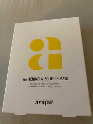 Avajar A-Solution 마스크 — 5점을 준 리뷰어가 2020년 12월 올린 사용 사진