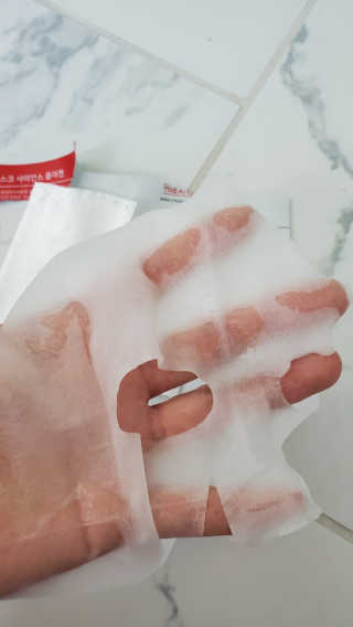 트리티스 [Treatis] Facial Sheet Mask — 5점을 준 리뷰어가 2020년 11월 올린 사용 사진