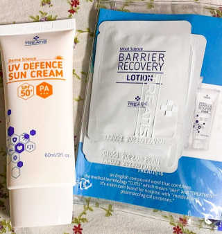 트리티스 US [TREATIS] UV Defence Sun Cream PA+++ / SPF50+ — 3.5점을 준 리뷰어가 2020년 10월 올린 사용 사진