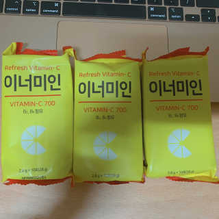 이너미인 VITAMIN-C 700 — 4.5점을 준 리뷰어가 2020년 9월 올린 사용 사진
