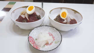 [해주냉면] 신천맛집 매운 비빔냉면 2인분 + 무절임 — 4점을 준 리뷰어가 2020년 5월 올린 사용 사진