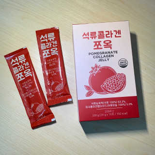조은약초 석류콜라겐 석류즙 석류쪼옥 젤리 스틱 15포 x 20g — 4점을 준 리뷰어가 2020년 9월 올린 사용 사진