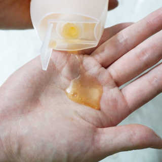 알게마린 해피피치 샤워젤 — 5점을 준 리뷰어가 2020년 7월 올린 사용 사진