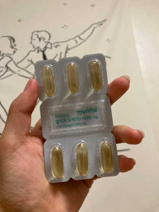JW중외제약 마이코드 알티지 오메가3 1000 mg — 4.5점을 준 리뷰어가 2020년 10월 올린 사용 사진