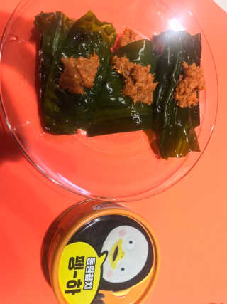 동원참치 펭수참치 — 5점을 준 리뷰어가 2020년 6월 올린 사용 사진