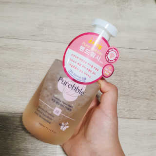 Purebble 당김없이 속촉촉_퓨어블 핸드워시 3종 [랜덤발송] — 5점을 준 리뷰어가 2020년 7월 올린 사용 사진