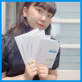 바이오믹 BIOMEEK SENSIMETIC SOOTHING MASK.S — 5점을 준 리뷰어가 2020년 6월 올린 사용 사진