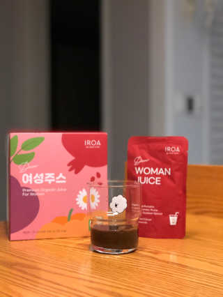 이로아 디어 여성주스_10포 — 5점을 준 리뷰어가 2020년 10월 올린 사용 사진