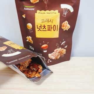 [풀무원] 프레시 넛츠파이 3개입 — 5점을 준 리뷰어가 2020년 4월 올린 사용 사진