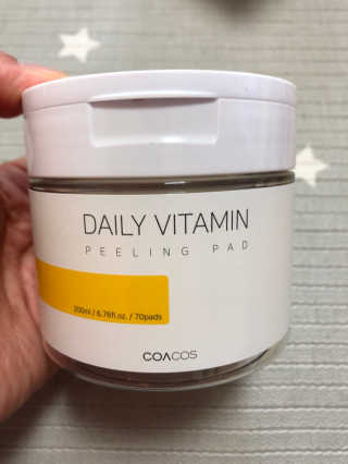 [코아코스] 데일리 비타민 필링패드 70매 200ml — 4.5점을 준 리뷰어가 2020년 5월 올린 사용 사진