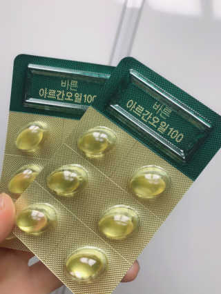 건강한약속 바른 바른 아르간오일100 — 5점을 준 리뷰어가 2020년 11월 올린 사용 사진