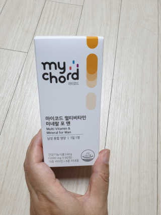 JW중외제약 마이코드 멀티비타민미네랄 포 맨 — 5점을 준 리뷰어가 2020년 9월 올린 사용 사진
