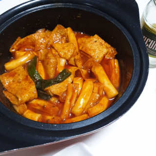 화곡미담 옛날 떡볶이 — 3점을 준 리뷰어가 2020년 4월 올린 사용 사진