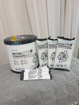 서울약사신협_FOS프리바이오틱스플러스쿠앤크_5gX100포 — 5점을 준 리뷰어가 2020년 5월 올린 사용 사진