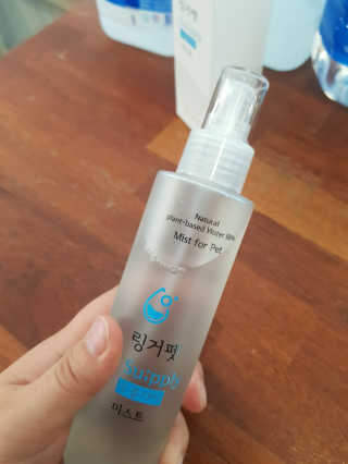 펫님닷컴 뿌리는 수분 보충제 링거펫 수플라이 미스트 — 1점을 준 리뷰어가 2020년 4월 올린 사용 사진