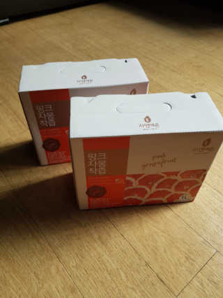 자연에온 핑크 자몽 착즙 100mL 10개입 2BOX — 5점을 준 리뷰어가 2020년 10월 올린 사용 사진