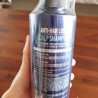 다슈코리아 다슈 데일리 단백질 한방 두피 골드 샴푸 500ml — 5점을 준 리뷰어가 2020년 4월 올린 사용 사진