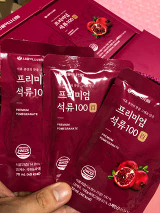 서울약사신협 약사신협_석류100_70ml x 30포 — 5점을 준 리뷰어가 2020년 9월 올린 사용 사진