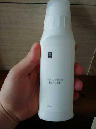 [생활공작소] 바르는 세제 220ml x 3입 — 5점을 준 리뷰어가 2020년 9월 올린 사용 사진
