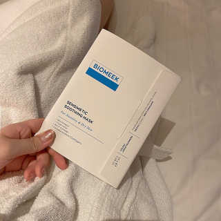 바이오믹 BIOMEEK SENSIMETIC SOOTHING MASK.S — 5점을 준 리뷰어가 2020년 6월 올린 사용 사진