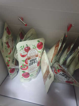 [가든농장]아람담은 사과주스 [가든농장] 아람담은 사과주스 120ml x 15포 — 5점을 준 리뷰어가 2020년 5월 올린 사용 사진