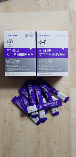 로그네이처 로그 프리바이오틱스 — 4.5점을 준 리뷰어가 2020년 4월 올린 사용 사진
