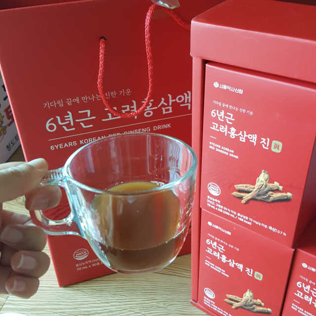약사신협_홍삼액진_70ml x 30포 리뷰 사진