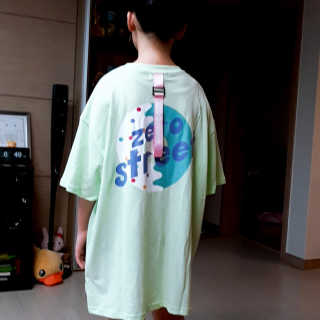제로스트릿 ZERO STREET - BACK DONUT T-SHIRT 7 COLOR — 4.5점을 준 리뷰어가 2020년 7월 올린 사용 사진