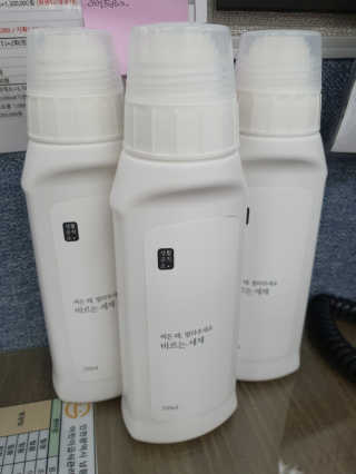 [생활공작소] 바르는 세제 220ml x 3입 — 5점을 준 리뷰어가 2020년 9월 올린 사용 사진