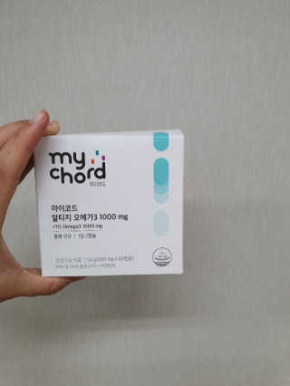 JW중외제약 마이코드 알티지 오메가3 1000 mg — 4.5점을 준 리뷰어가 2020년 9월 올린 사용 사진