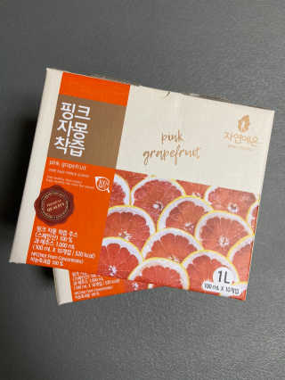 자연에온 핑크 자몽 착즙 100mL 10개입 2BOX — 4.5점을 준 리뷰어가 2020년 11월 올린 사용 사진