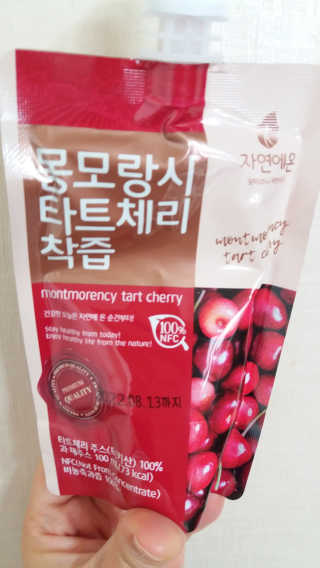 자연에온 몽모랑시 타트체리 착즙 100mL 10개입 2BOX — 4점을 준 리뷰어가 2020년 10월 올린 사용 사진