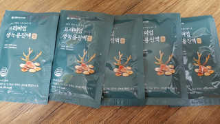 서울약사신협 약사신협_생녹용 진액_70ml x 30포 — 5점을 준 리뷰어가 2020년 9월 올린 사용 사진