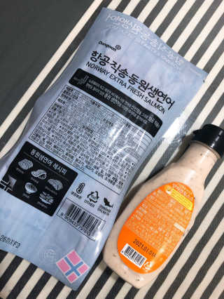 동원산업 항공직송 동원생연어_400g — 5점을 준 리뷰어가 2020년 4월 올린 사용 사진