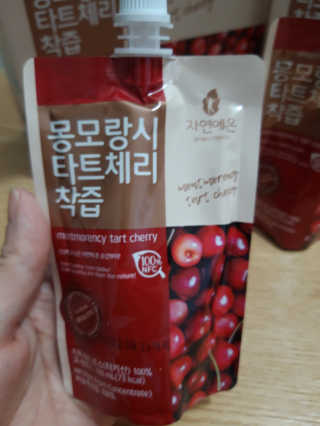 자연에온 몽모랑시 타트체리 착즙 100mL 10개입 2BOX — 5점을 준 리뷰어가 2020년 9월 올린 사용 사진