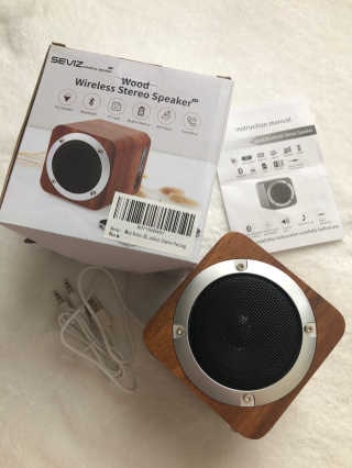 SEVIZ MINI10W 레트로 블루투스 스피커 — 5점을 준 리뷰어가 2020년 9월 올린 사용 사진