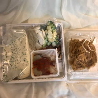 닥터키친 두유투움바파스타를 빼당빼당 — 3.5점을 준 리뷰어가 2020년 4월 올린 사용 사진