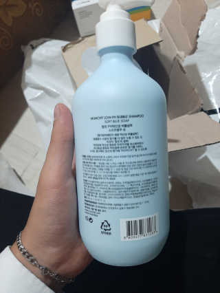 멈칫 향기좋은 약산성 샴푸, 단백질 퀵트리트먼트 택1 — 5점을 준 리뷰어가 2020년 6월 올린 사용 사진