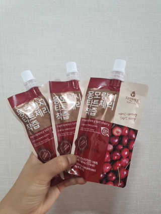 자연에온 몽모랑시 타트체리 착즙 100mL 10개입 2BOX — 5점을 준 리뷰어가 2020년 10월 올린 사용 사진