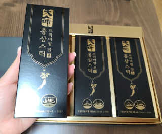 헬스업_천명진프리미엄홍삼스틱_10ml x 30포 — 5점을 준 리뷰어가 2020년 7월 올린 사용 사진