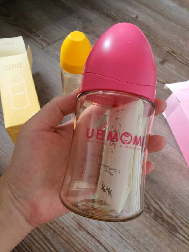 유비맘 PPSU 젖병 노꼭지_200ml_컬러 랜덤 발송 리뷰 사진