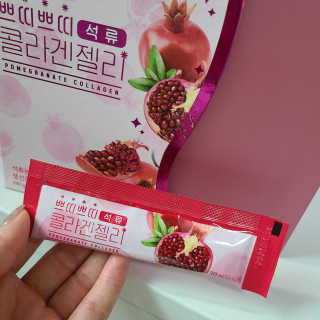 헬스업_쁘띠쁘띠석류콜라겐젤리_20g x 14포 — 5점을 준 리뷰어가 2020년 8월 올린 사용 사진