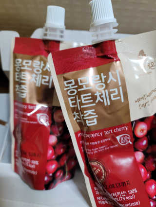 자연에온 몽모랑시 타트체리 착즙 100mL 10개입 2BOX — 3.5점을 준 리뷰어가 2020년 10월 올린 사용 사진