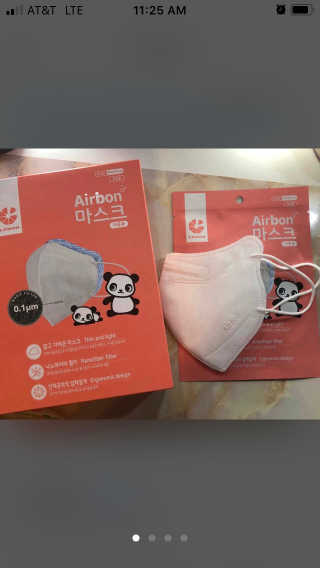 SOOMLAB Mask Kids - Airbon — 4점을 준 리뷰어가 2020년 8월 올린 사용 사진