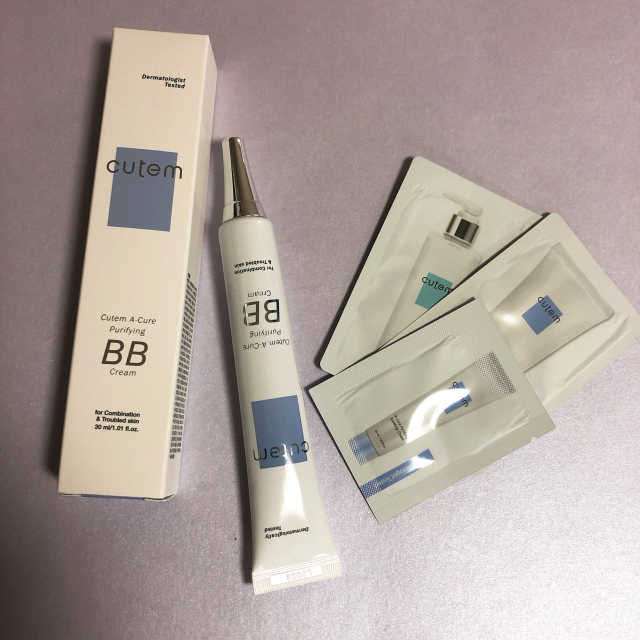 큐템 에이큐어 퓨리파잉 BB크림 리뷰 사진